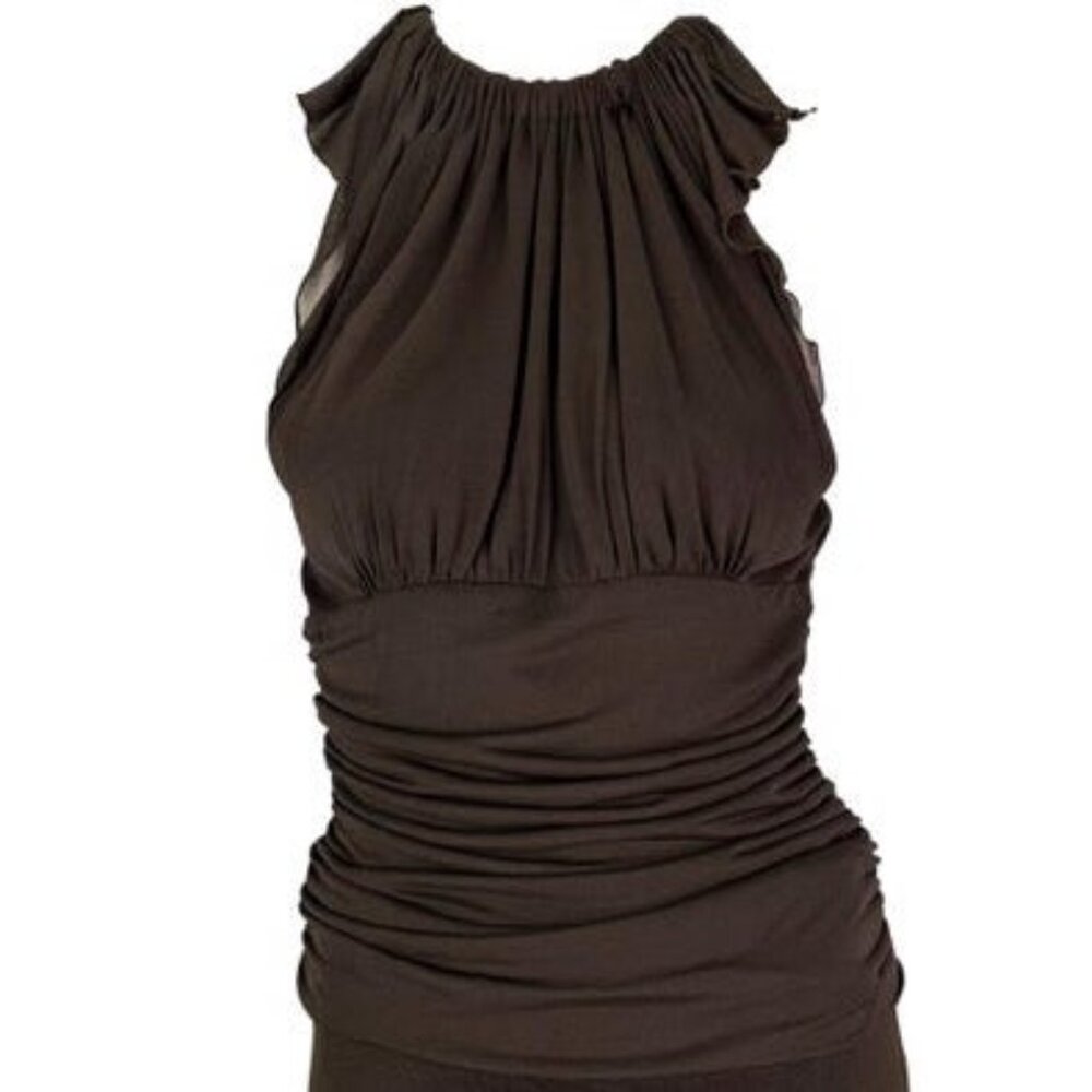 IN SEARCH OF Versace F/W 2005 Brown Blouse (Any Size)